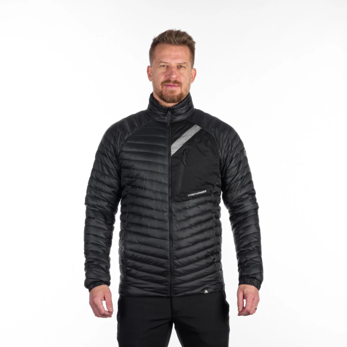 Pánska turistická bunda NORTHFINDER WILLARD-269-black · záber 3