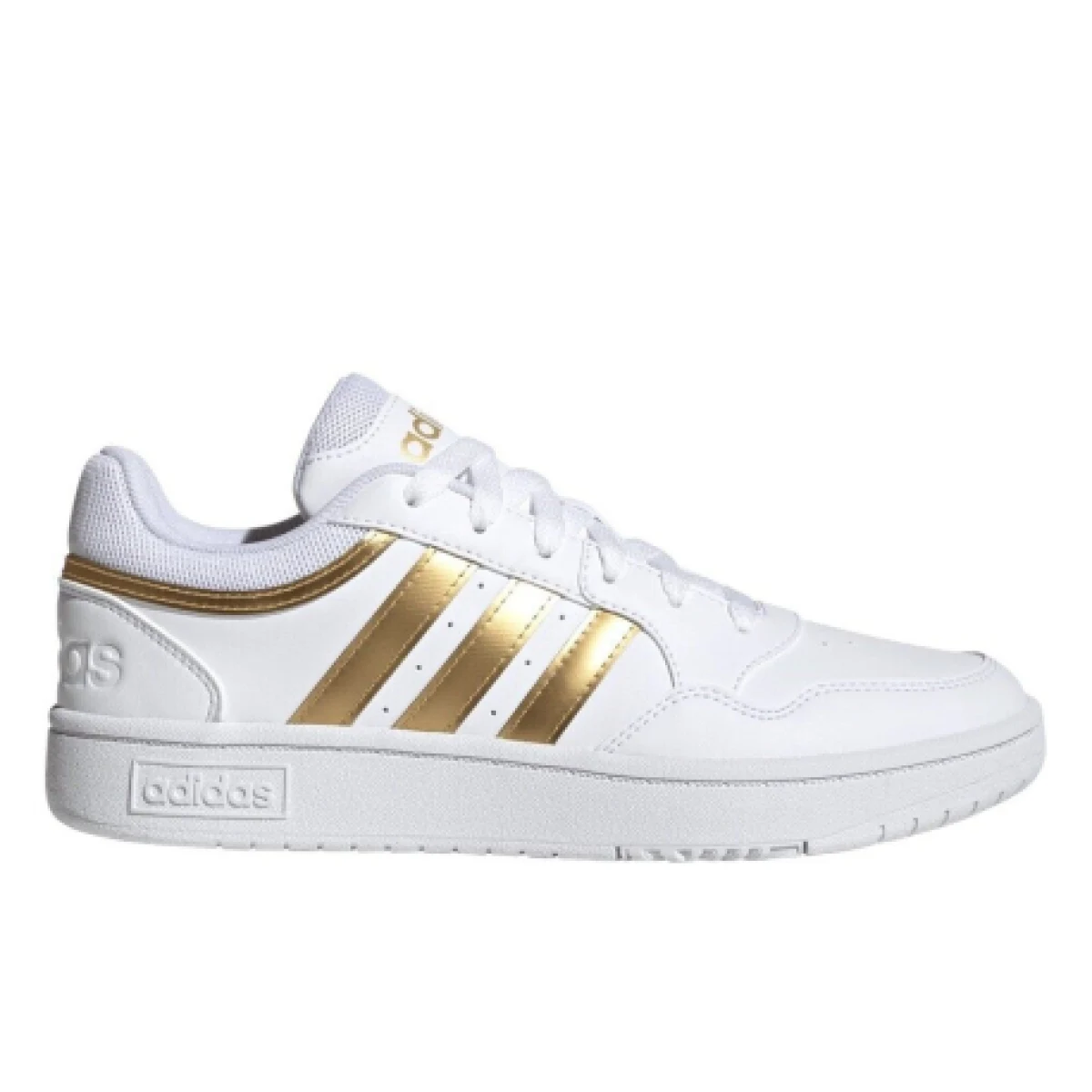 Dámska rekreačná obuv ADIDAS Hoops 3.0 cloud white cloud white matt gold · záber 1