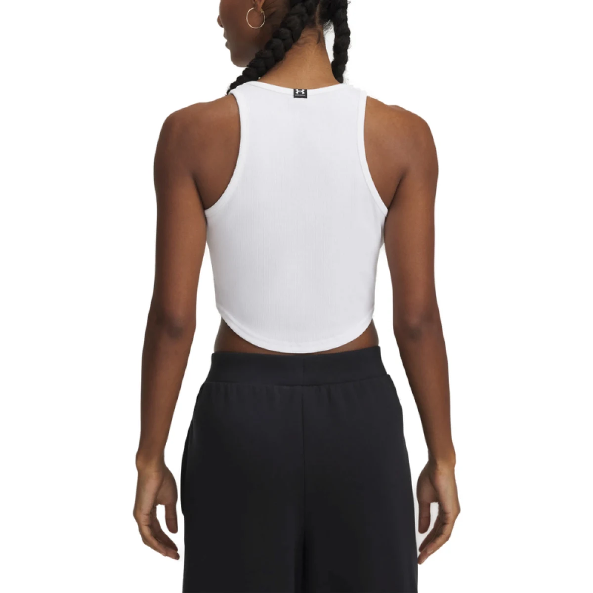 Dámske tielko UNDER ARMOUR UA Rival Rib Tank-WHT · záber 2