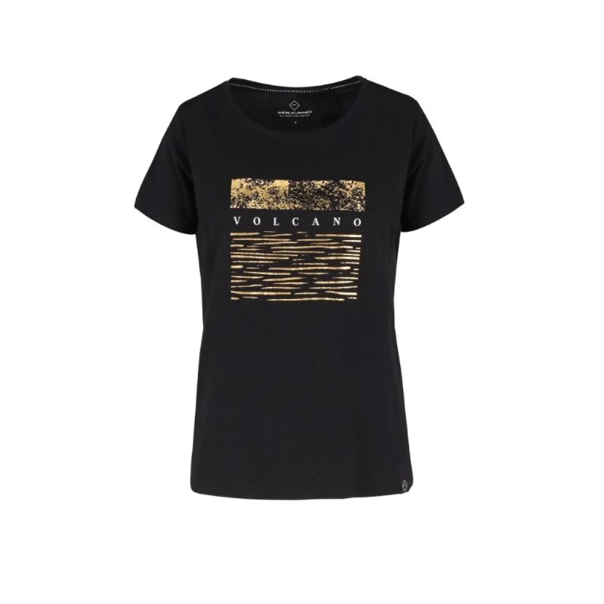 Dámske tričko s krátkym rukávom VOLCANO QUEEN-700-BLACK · záber 5
