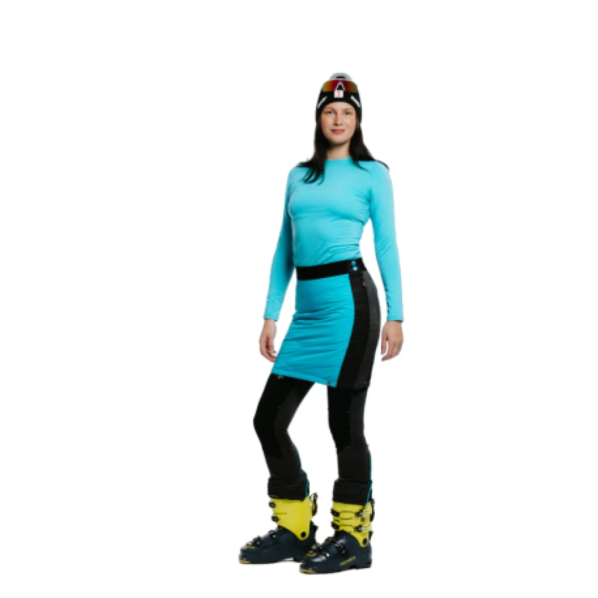 Dámska sukňa na skialp EVERETT Skira PRIMALOFT blue · záber 1