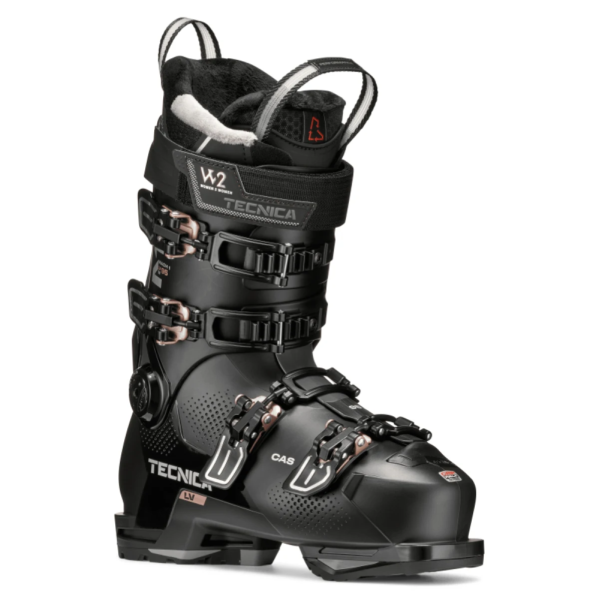 Dámske lyžiarky na zjazdovku - on piste TECNICA Mach1 LV 95 W TD2 GW, black · záber 3