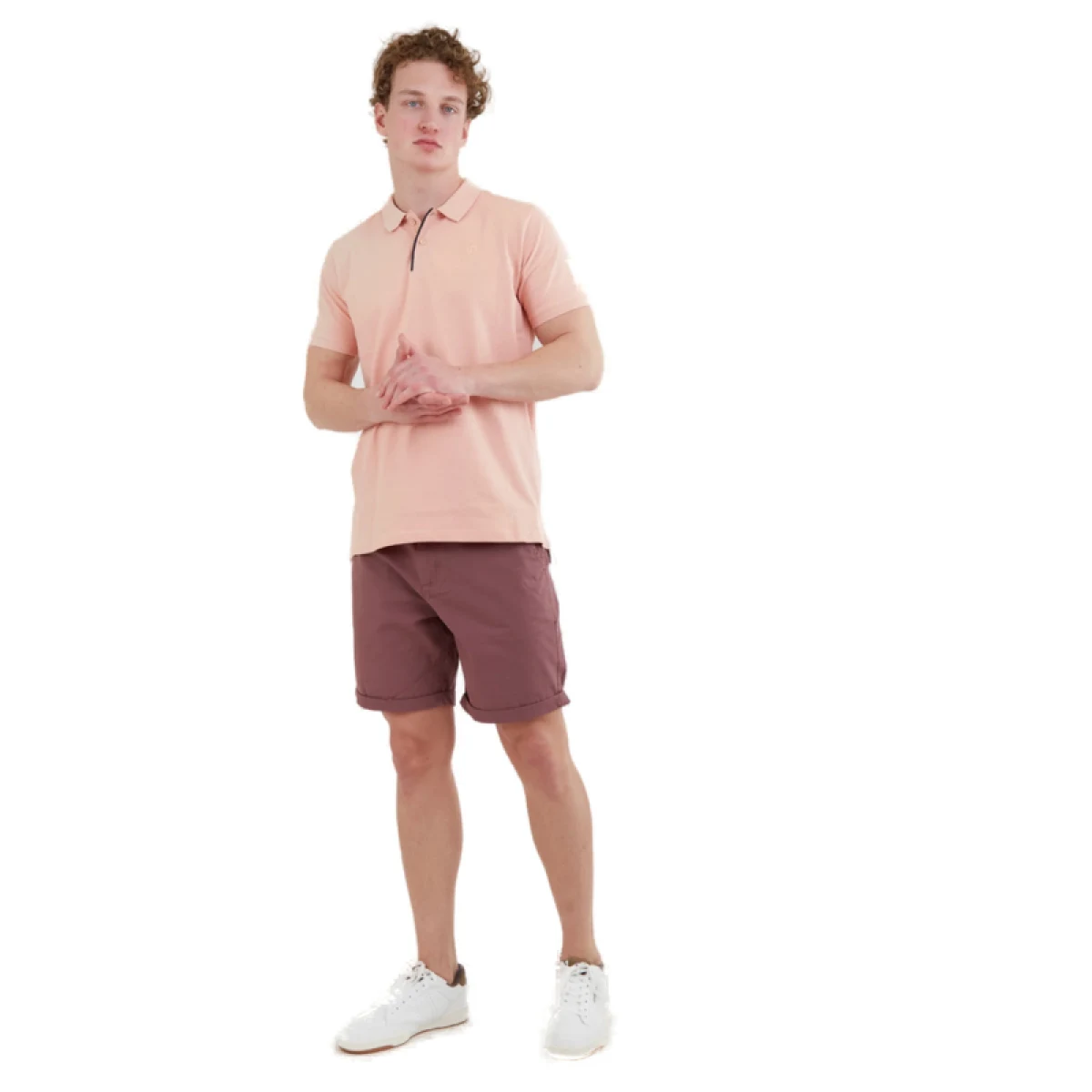 Pánske kraťasy FUNDANGO North Shore Chino Shorts-385-mauve · záber 3