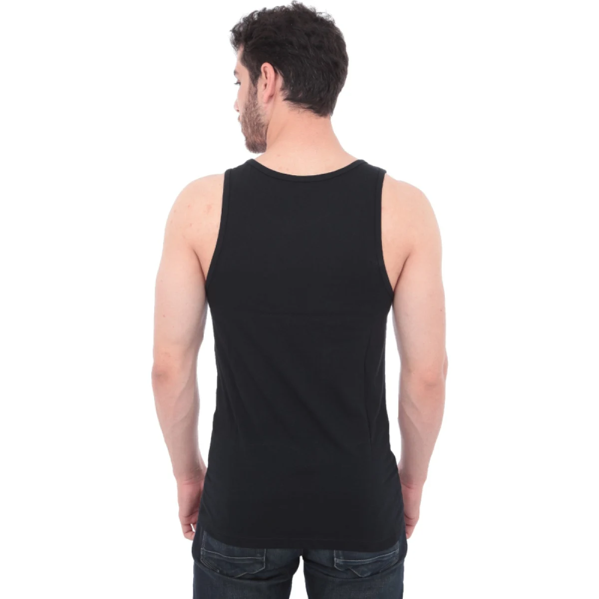Pánske tričko s krátkym rukávom VANS CLASSIC TANK-BLACK-WHITE · záber 3
