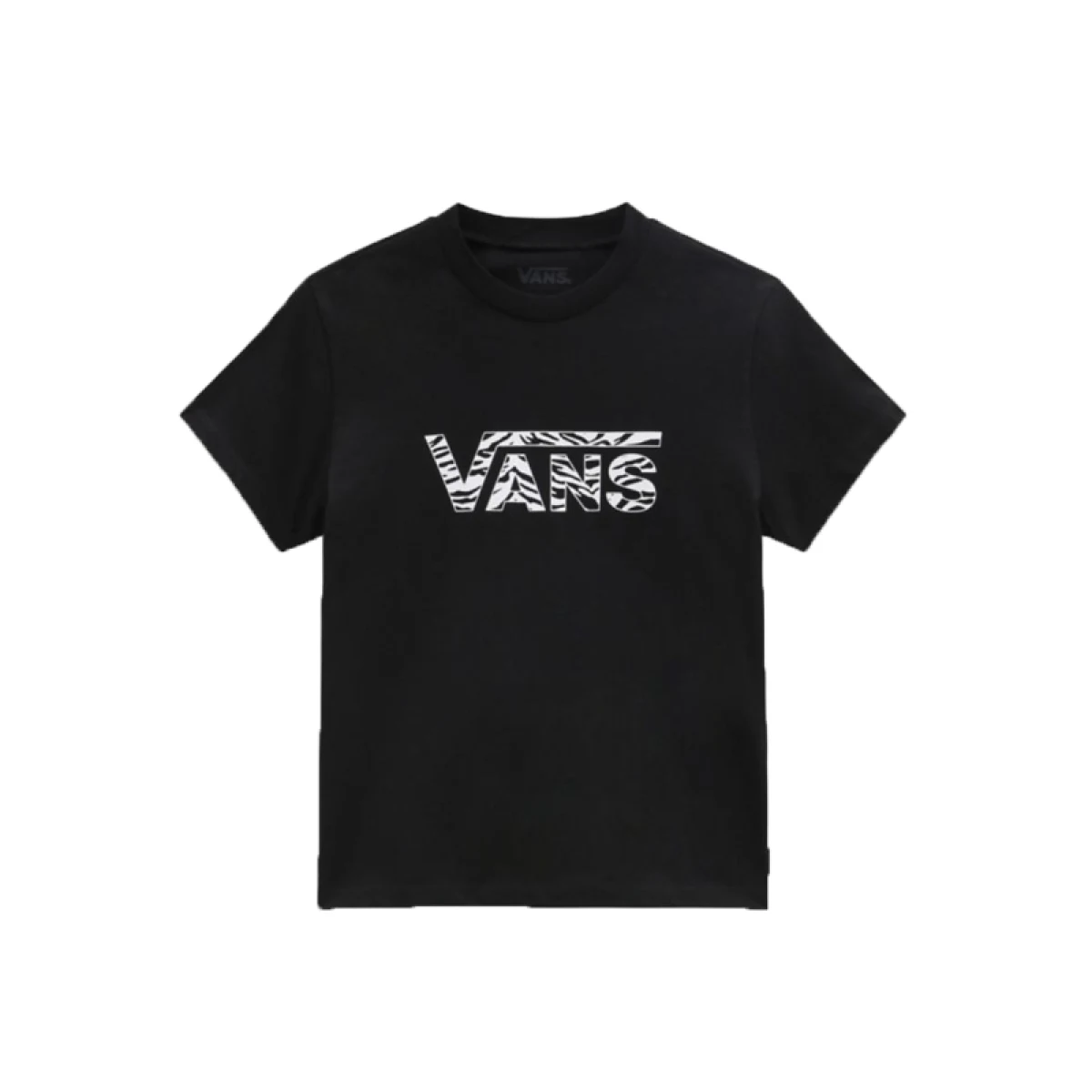 Dievčenské tričko s krátkym rukávom VANS ANIMAL LOGO CREW-BLACK · záber 4