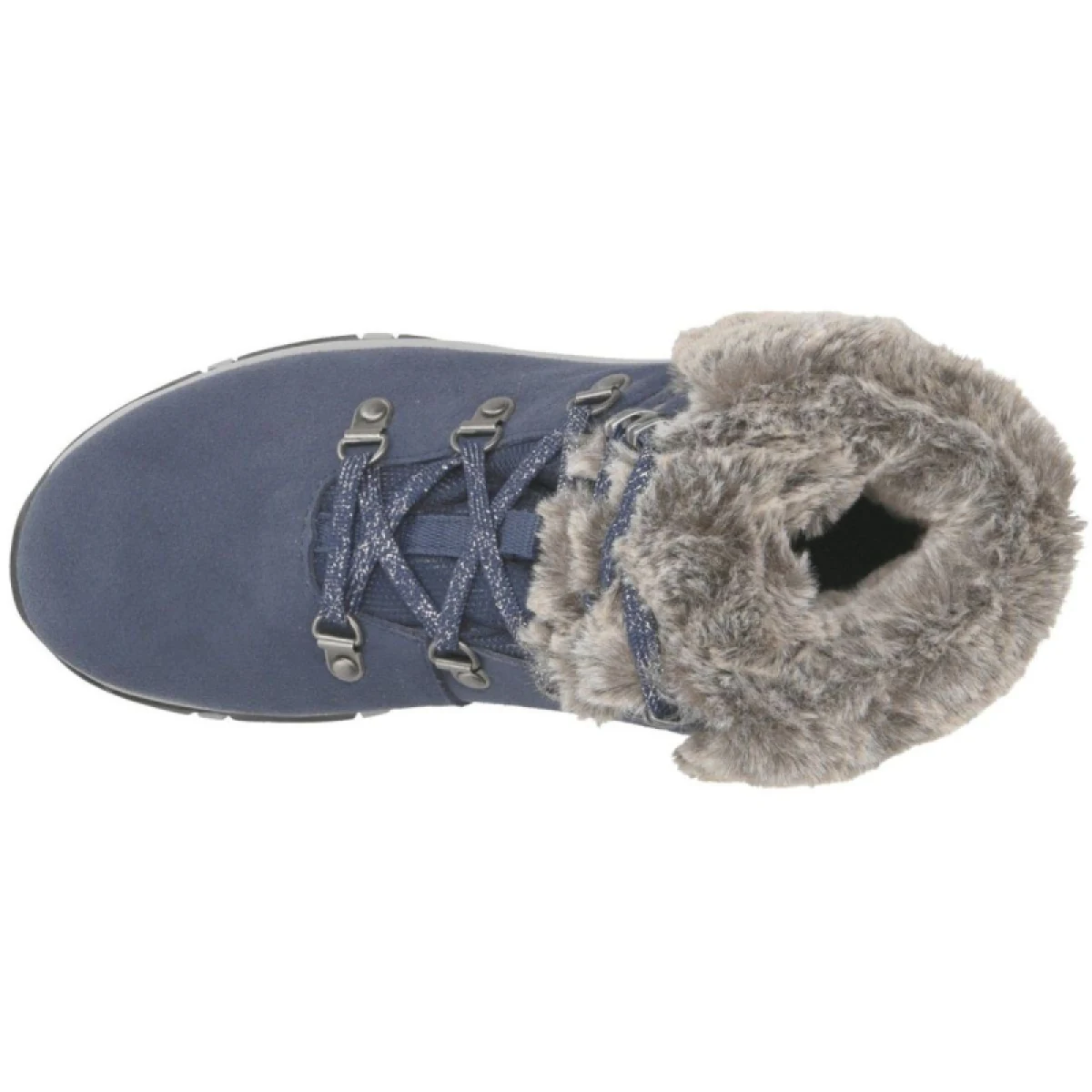 Dámske členkové zimné topánky SKECHERS Trego Falls Finest navy · záber 3