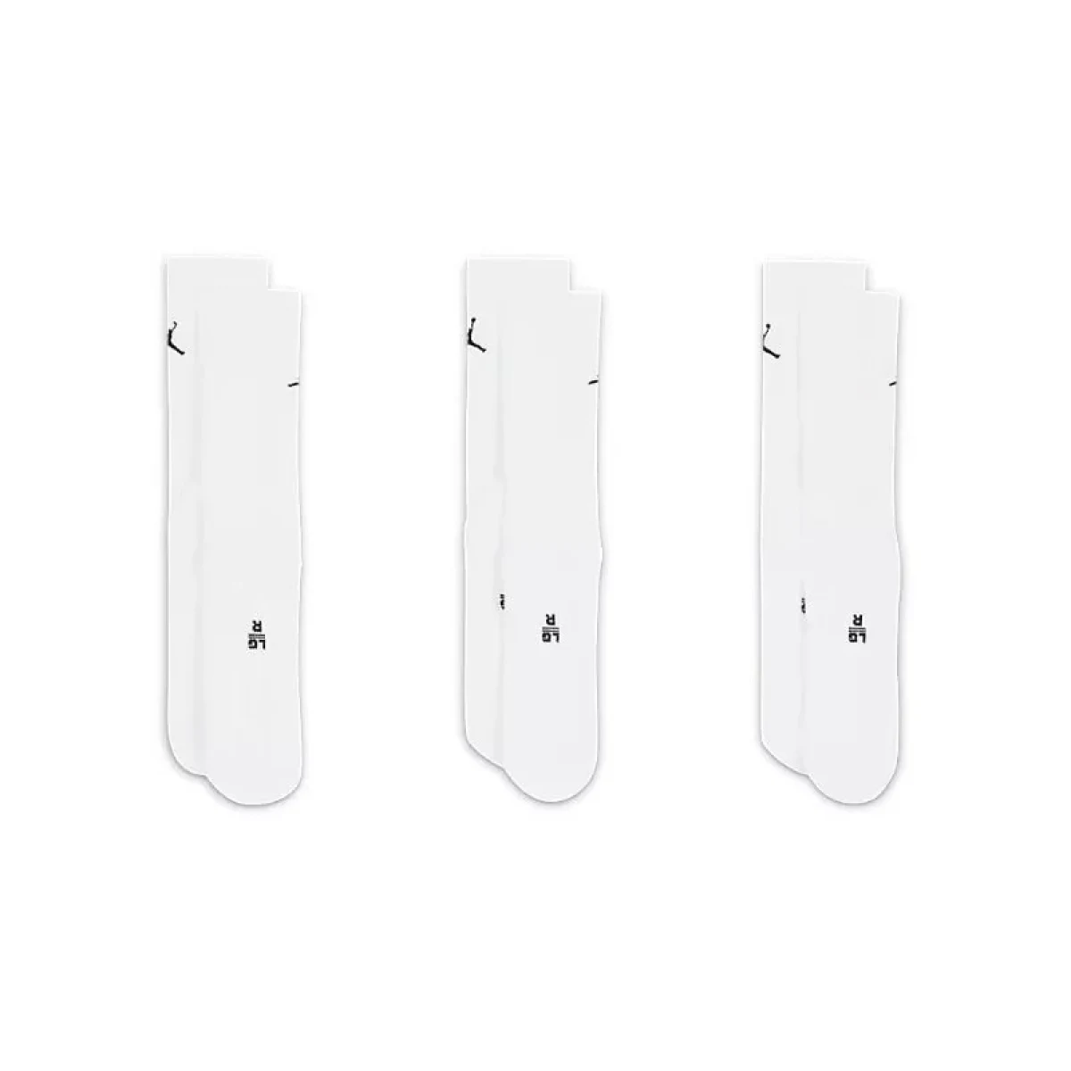 Pánske ponožky NIKE 3 PACK-Jordan Everyday Crew Socks (3 pairs) white white white · záber 4