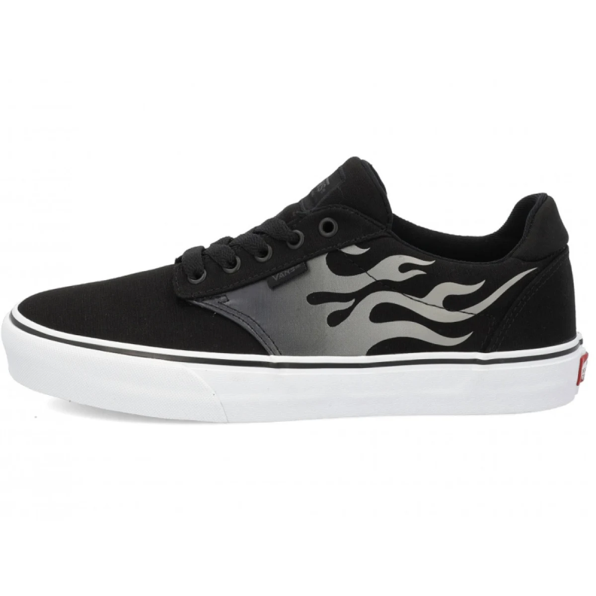 Pánska rekreačná obuv VANS MN Atwood Deluxe faded flame black white · záber 3