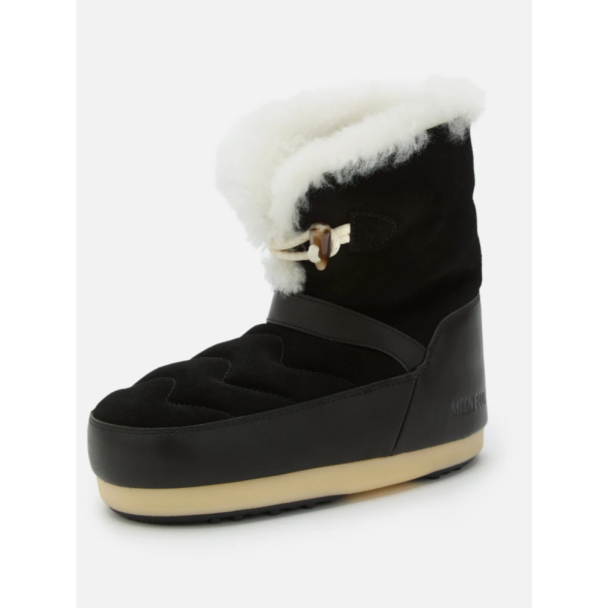 Nízke zimné topánky MOON BOOT MB EVX IGLOO NL02 BLACK NATURAL · záber 3