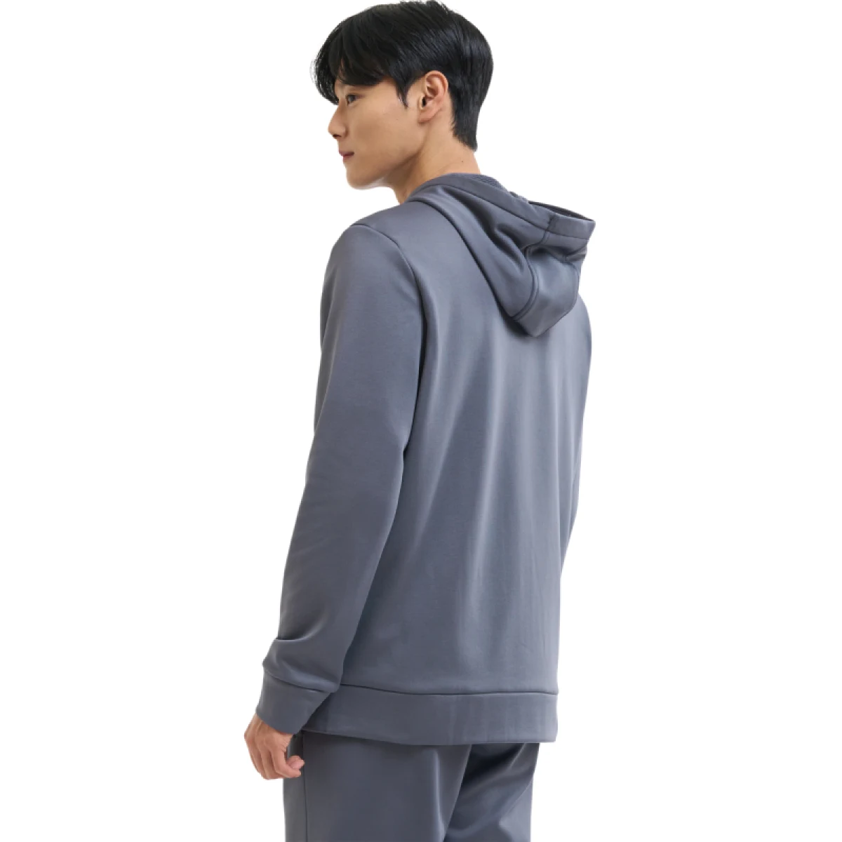 Pánska zateplená tréningová mikina so zipsom UNDER ARMOUR UA Armour Fleece FZ Hoodie-GRY · záber 5