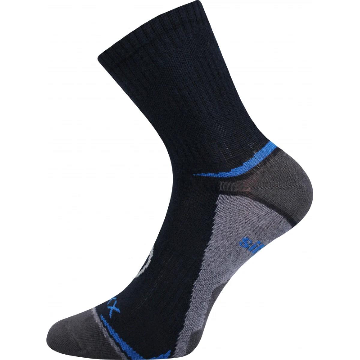Chlapčenské turistické ponožky VOXX 3 PACK-Optifanik 03-Blue Dark blue light blue · záber 5