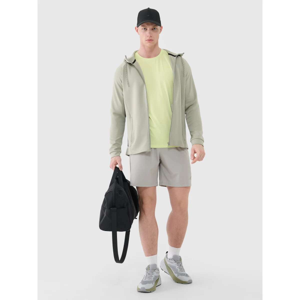 Pánske tréningové kraťasy 4F SHORTS FNK M0912-44S-OLIVE · záber 5