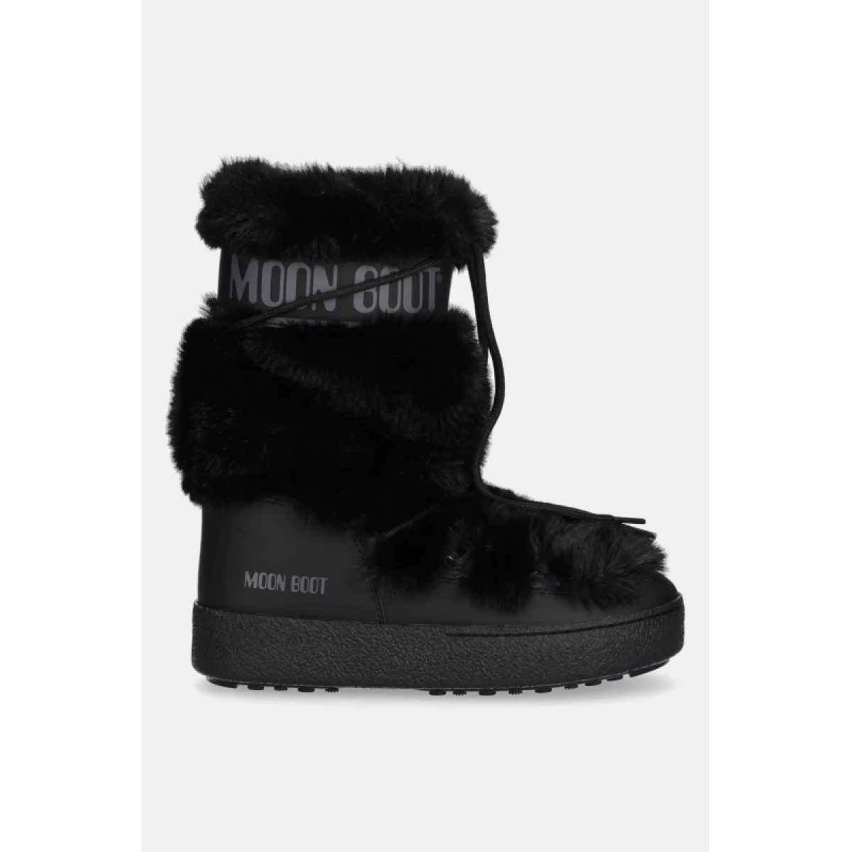Dámske vysoké zimné topánky MOON BOOT MB LTRACK FAUX FUR HIGH, N001 BLACK · záber 2