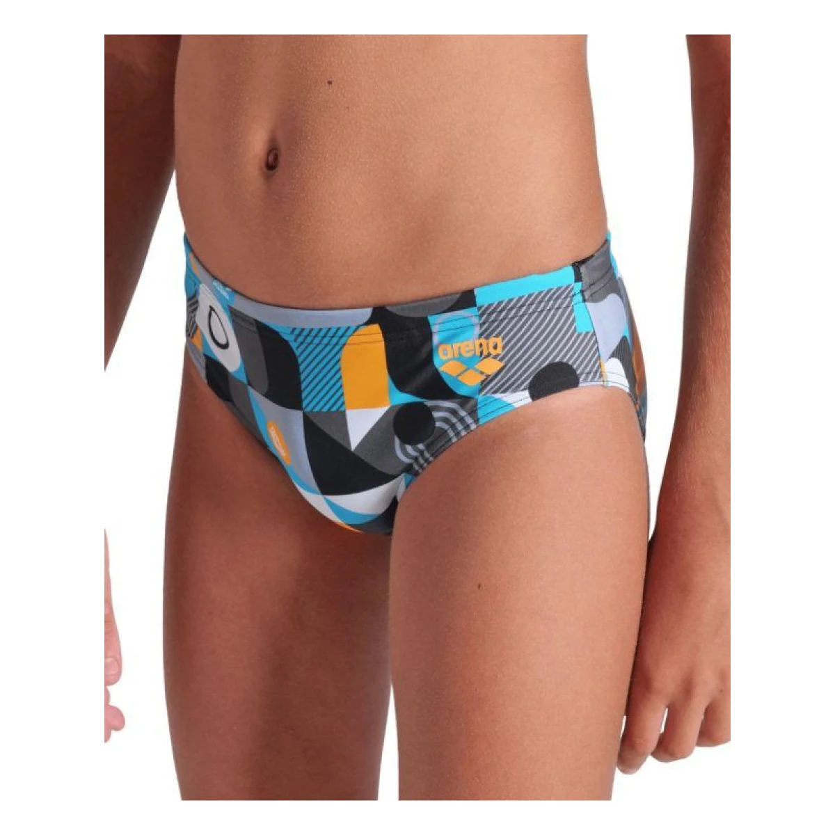 Chlapčenské plavecké plavky ARENA BOYS WALLPAPER BRIEFS-BLACK MULTI · záber 2