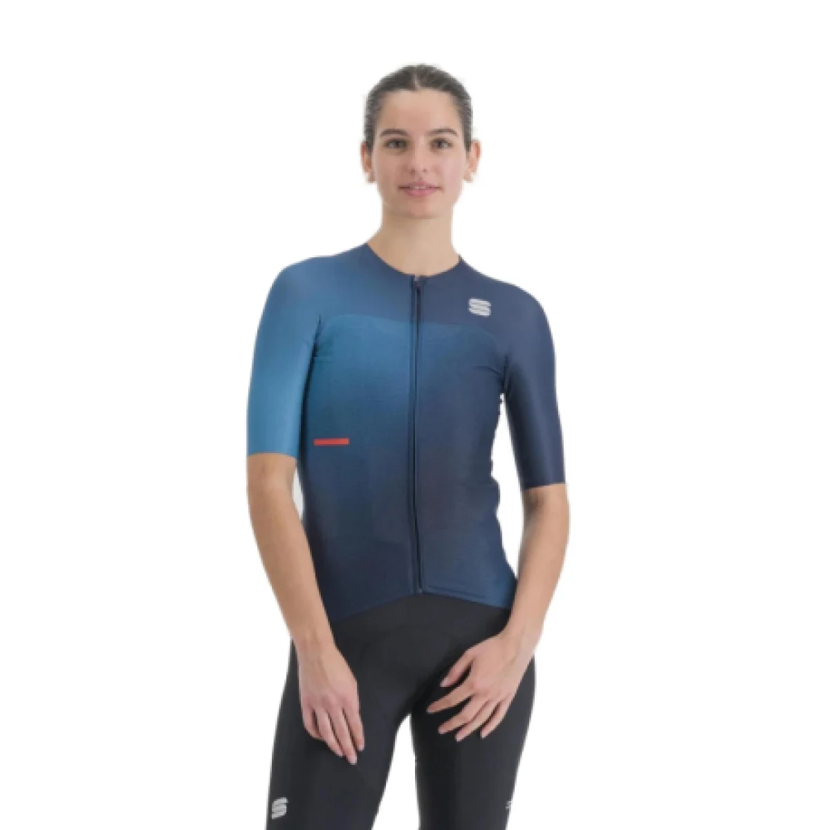 Dámsky cyklistický dres s krátkym rukávom SPORTFUL Light pro w jersey, shaded galaxy blue · záber 1