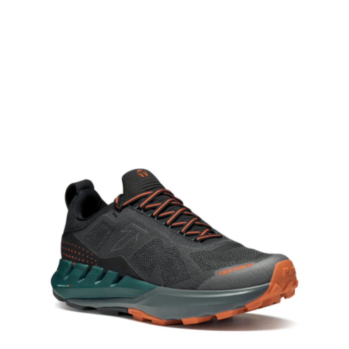 Pánska bežecká trailová obuv TECNICA Pyrox Xplore Ms, black burnt orange · záber 1