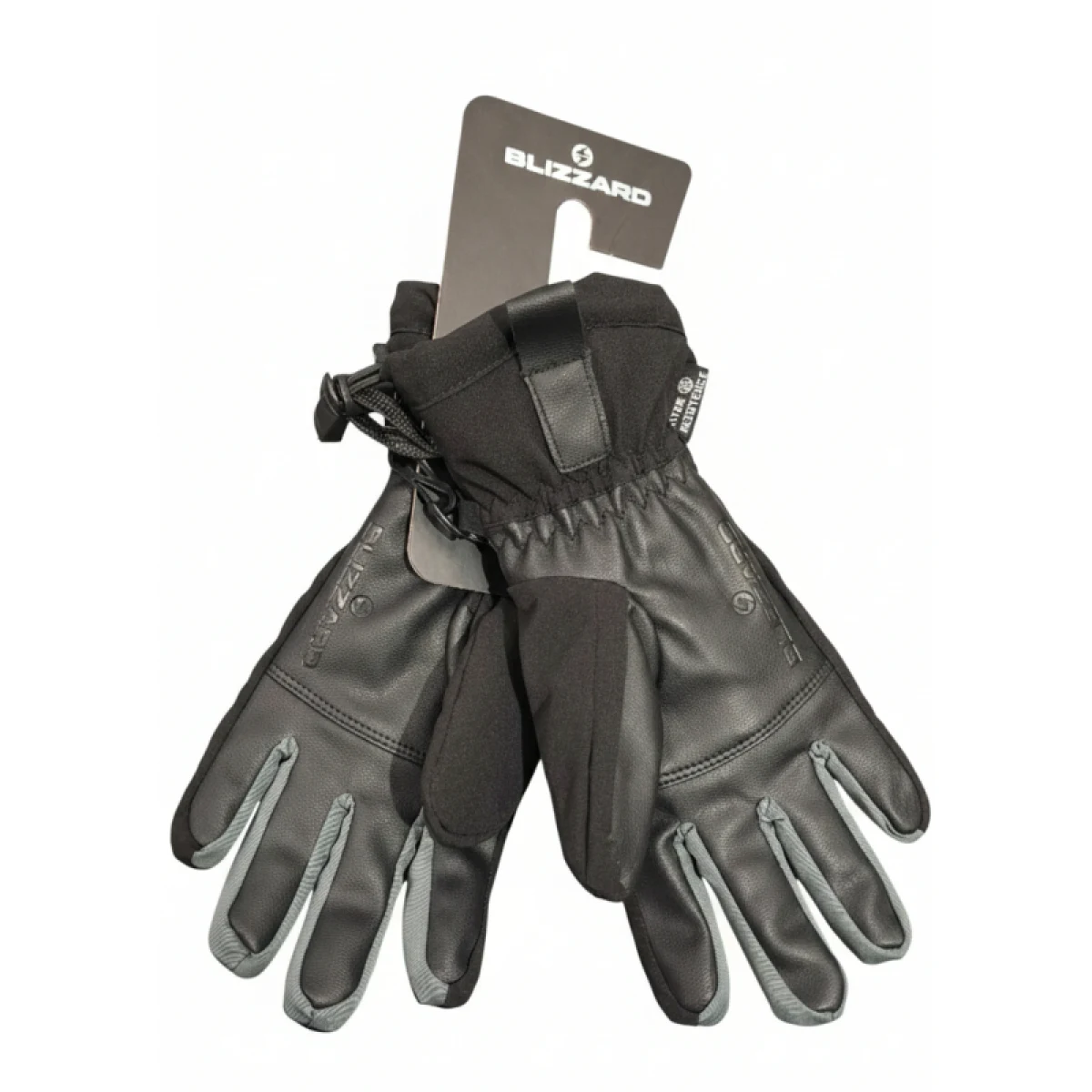 Juniorské lyžiarske rukavice BLIZZARD Spark junior ski gloves, black · záber 4