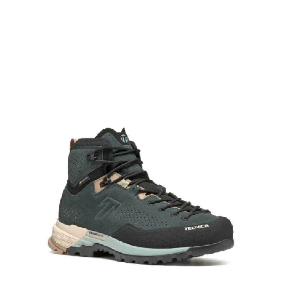 Dámska členková turistická celokožená obuv TECNICA Sulfur MID GTX Ws, navy grey light blue · záber 1