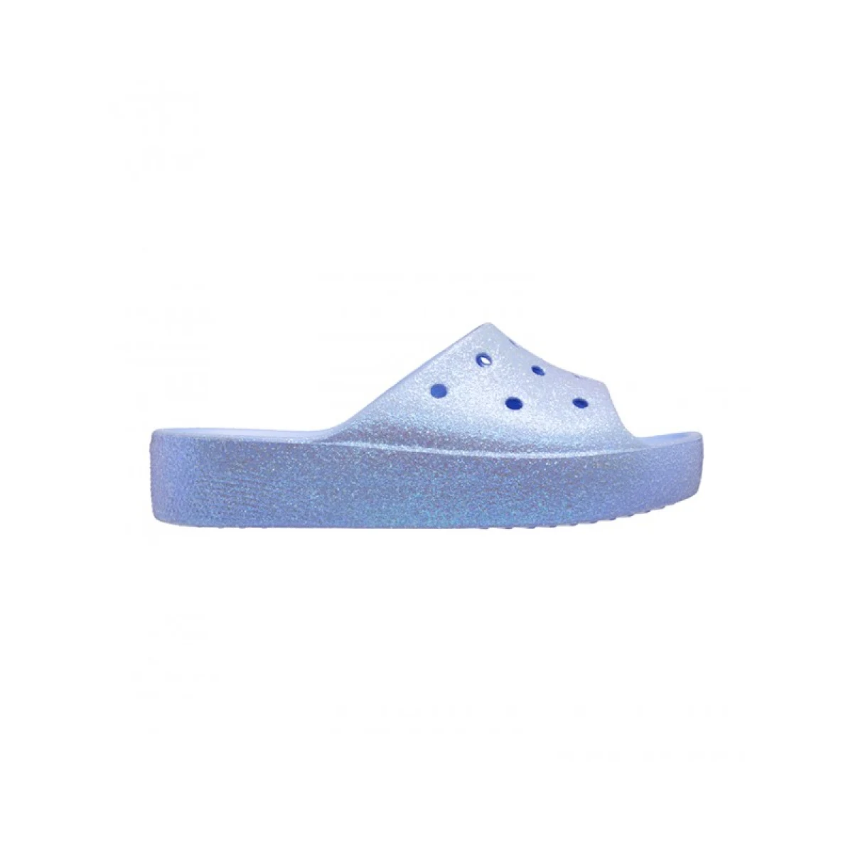 Dámske šlapky (plážová obuv) CROCS Classic Platform Glitter Slide W moon jelly · záber 2