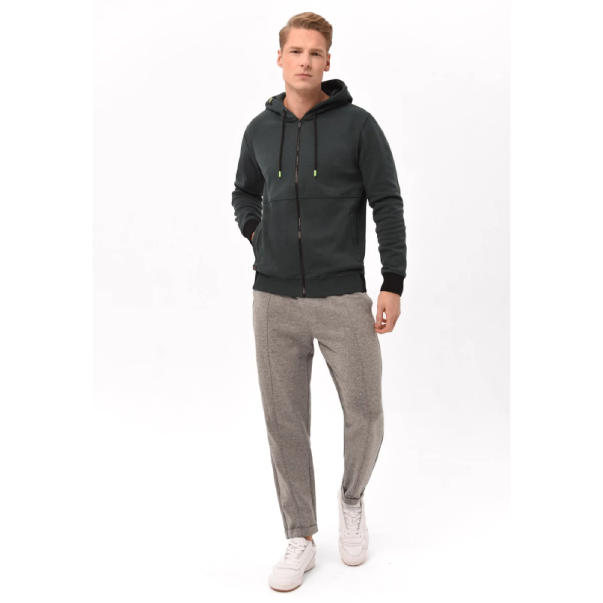 Pánske tepláky VOLCANO ELEGANT-702M-GREY MEL · záber 3