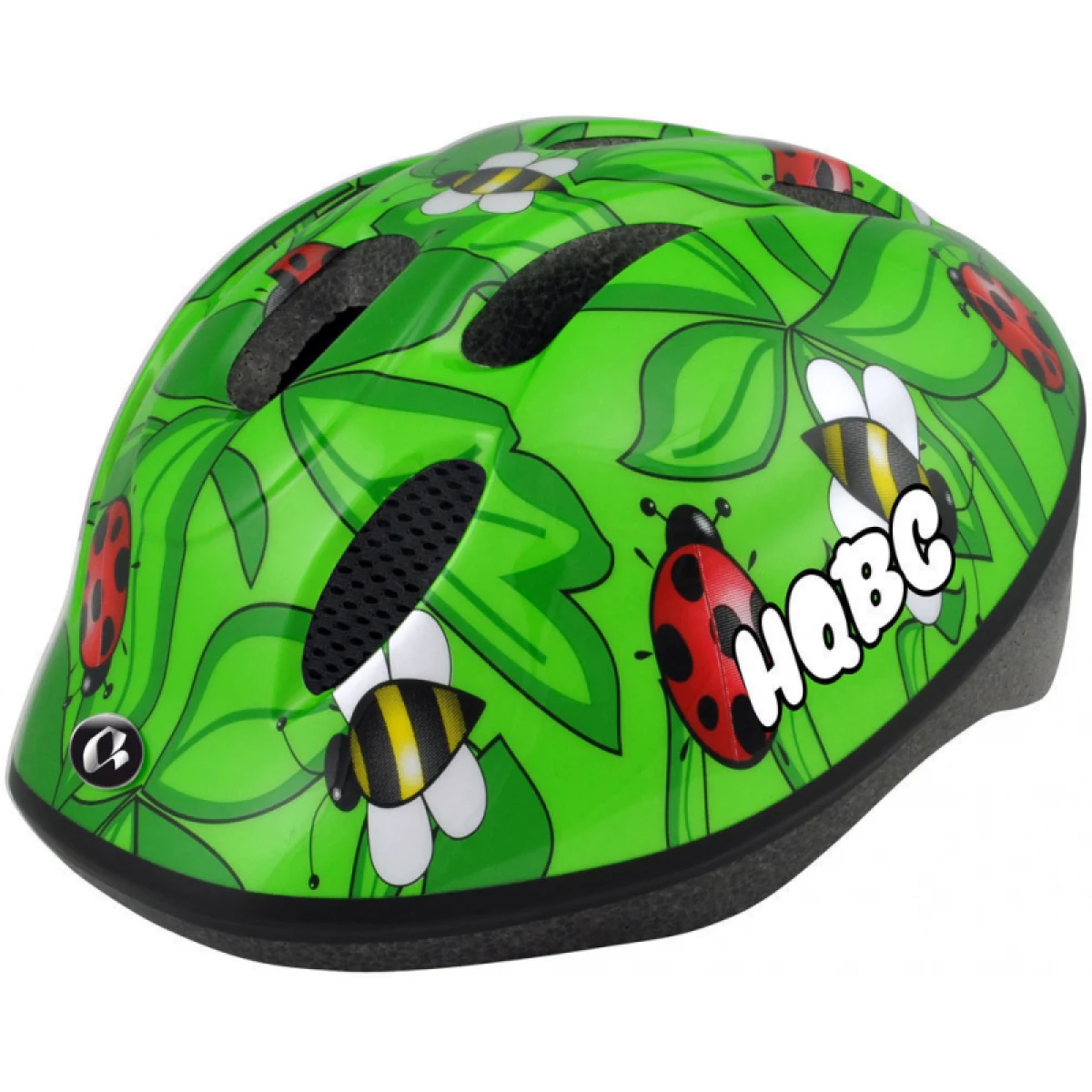 Juniorská cyklistická prilba HQBC FUNQ Meadow zelená · záber 2