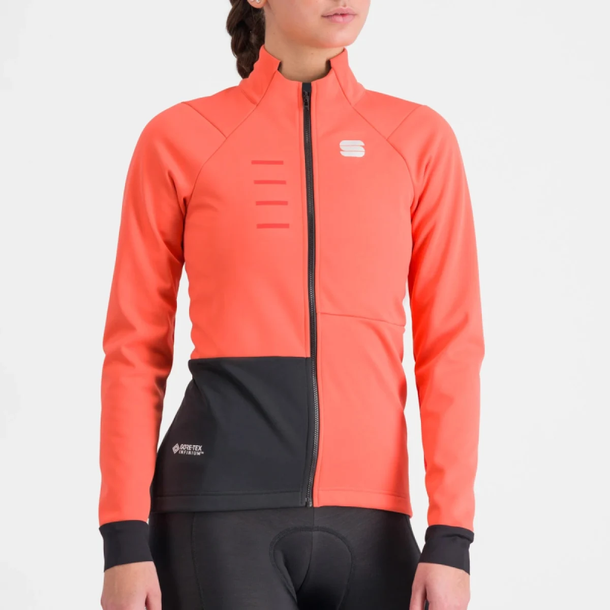 Dámska cyklistická bunda SPORTFUL Tempo w jacket, pompelmo · záber 4