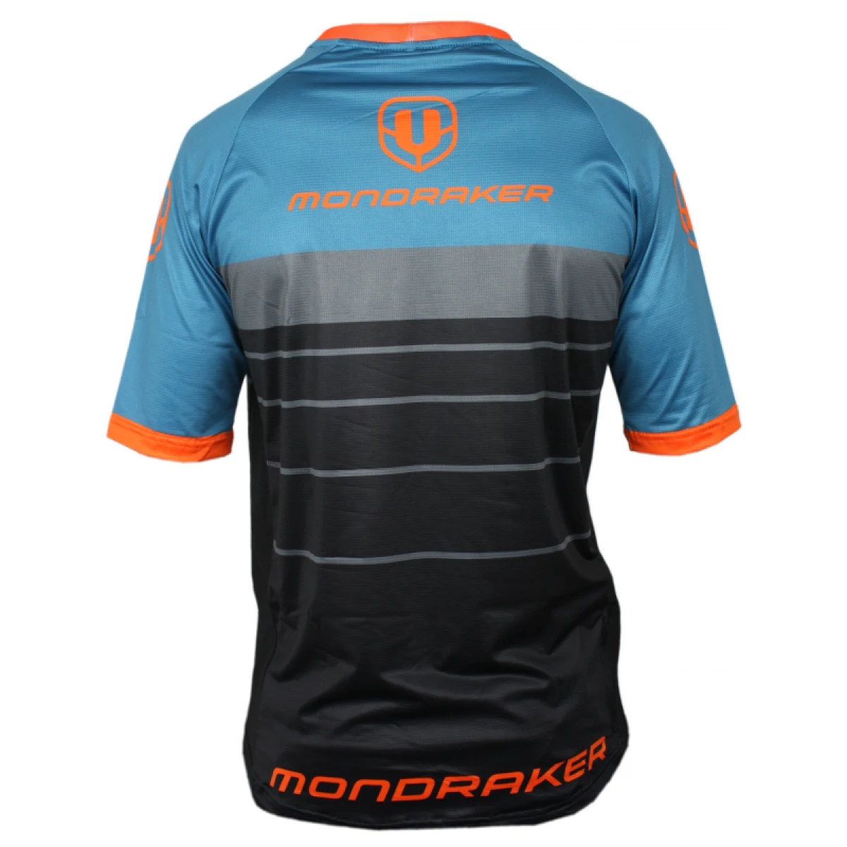 Pánsky cyklistický dres s krátkym rukávom MONDRAKER Enduro Trail Jersey short, black petroleum orange · záber 3