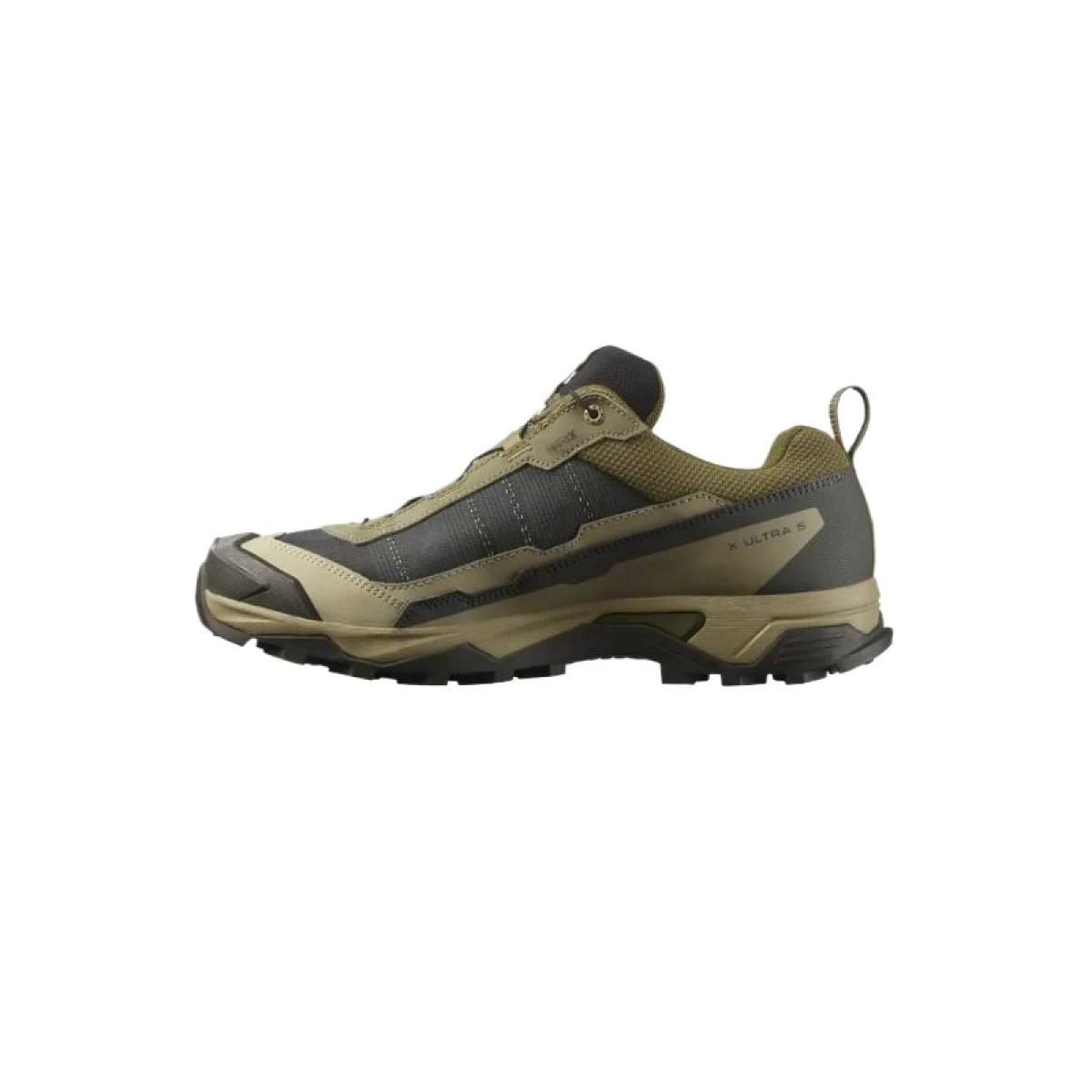 Pánska nízka turistická obuv SALOMON X Ultra 5 GTX M martini olive gray green blue nights · záber 2
