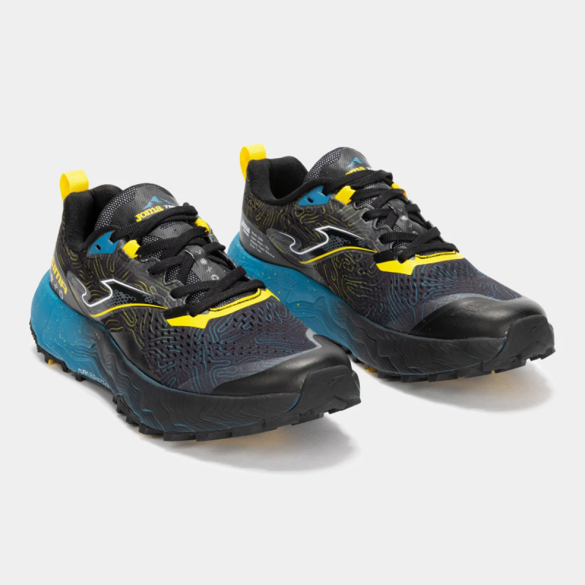 Pánska bežecká trailová obuv JOMA Sima 2501 M black blue · záber 3