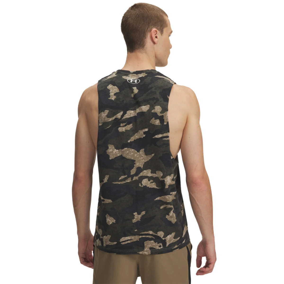Pánske tielko UNDER ARMOUR PROJECT ROCK Camo Tank-BRN · záber 3