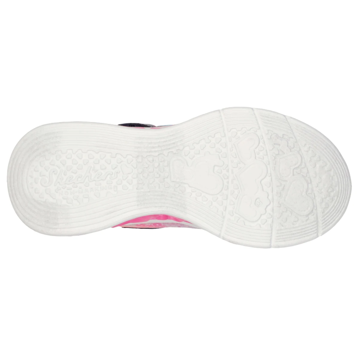 Dievčenská rekreačná obuv SKECHERS Flutter Heart Lights Simply L K navy · záber 5