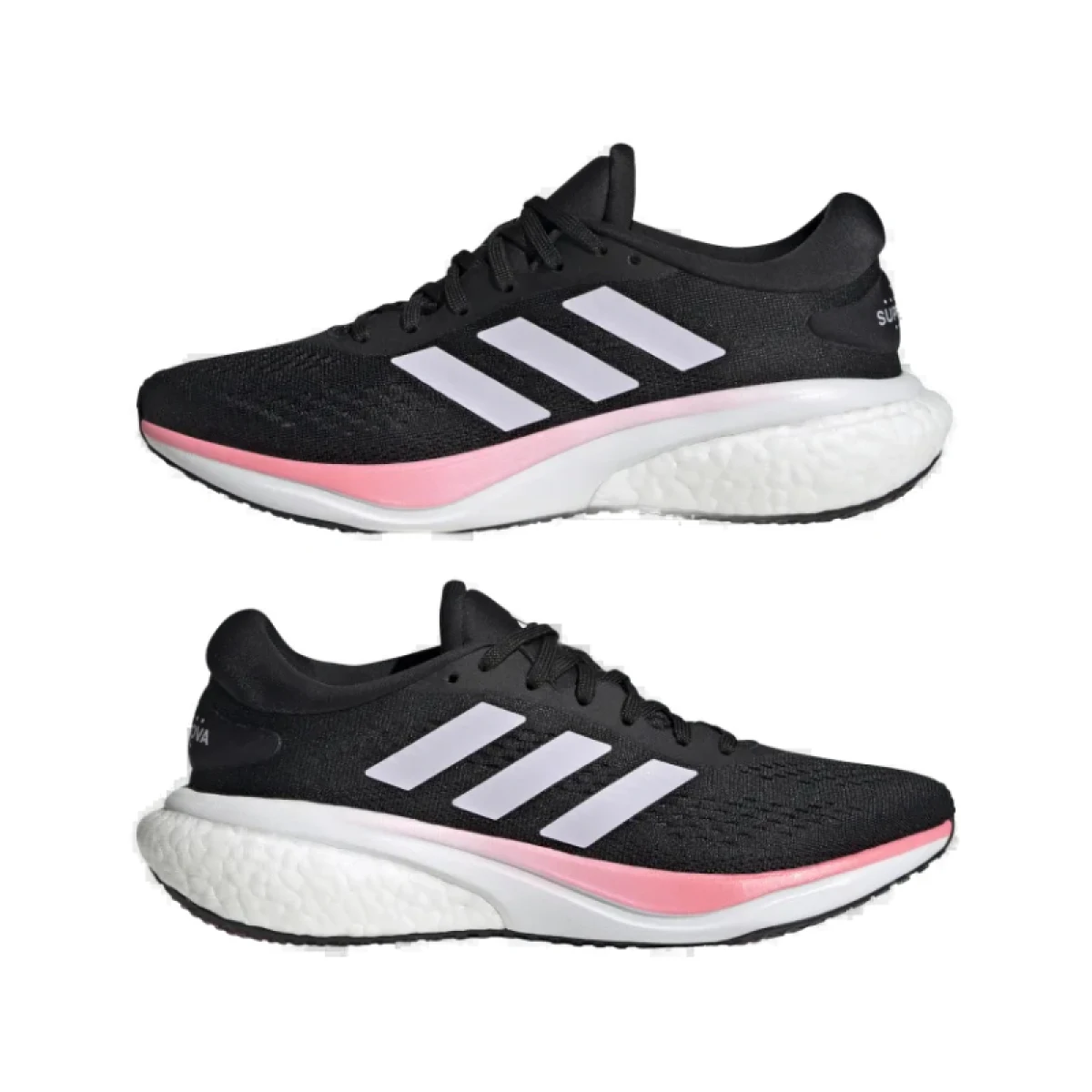 Dámska bežecká obuv ADIDAS Supernova 2.0 core black silver dawn beam pink · záber 5