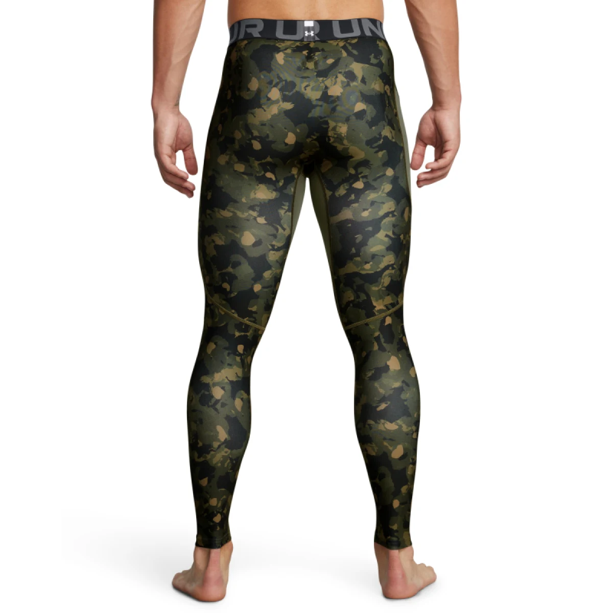 Pánske kompresné legíny UNDER ARMOUR UA HG Armour Prtd Lgs-GRN · záber 3