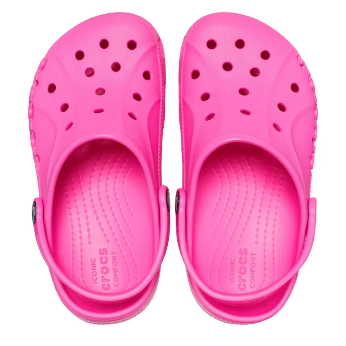Dievčenské kroksy (rekreačná obuv) CROCS Baya Clog K electric pink · záber 3