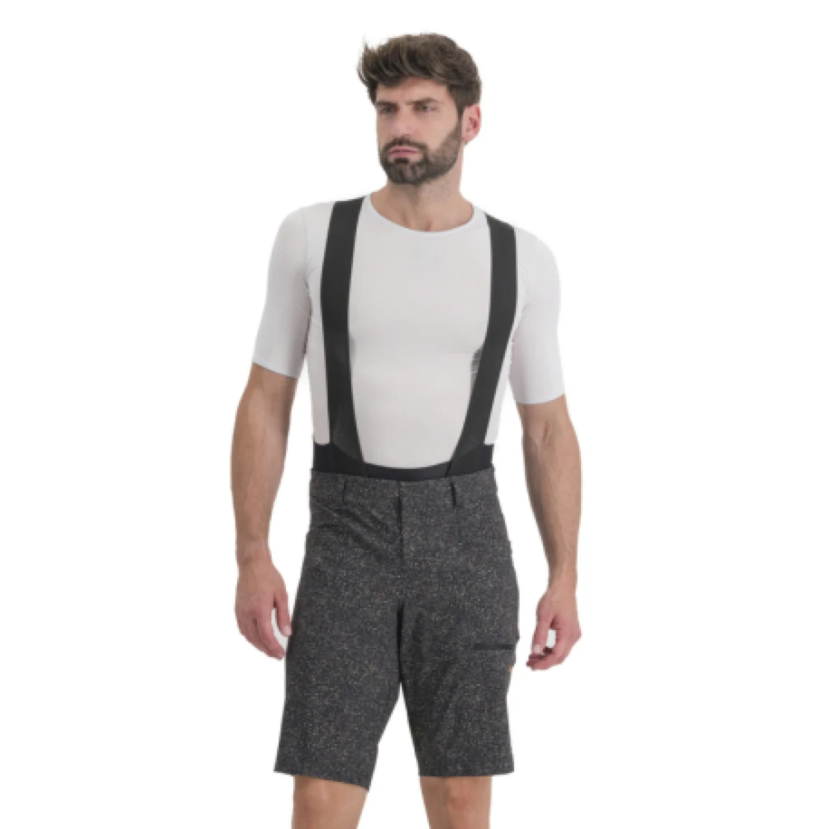 Pánske cyklistické nohavice SPORTFUL Sky rider giara overshort, black · záber 1