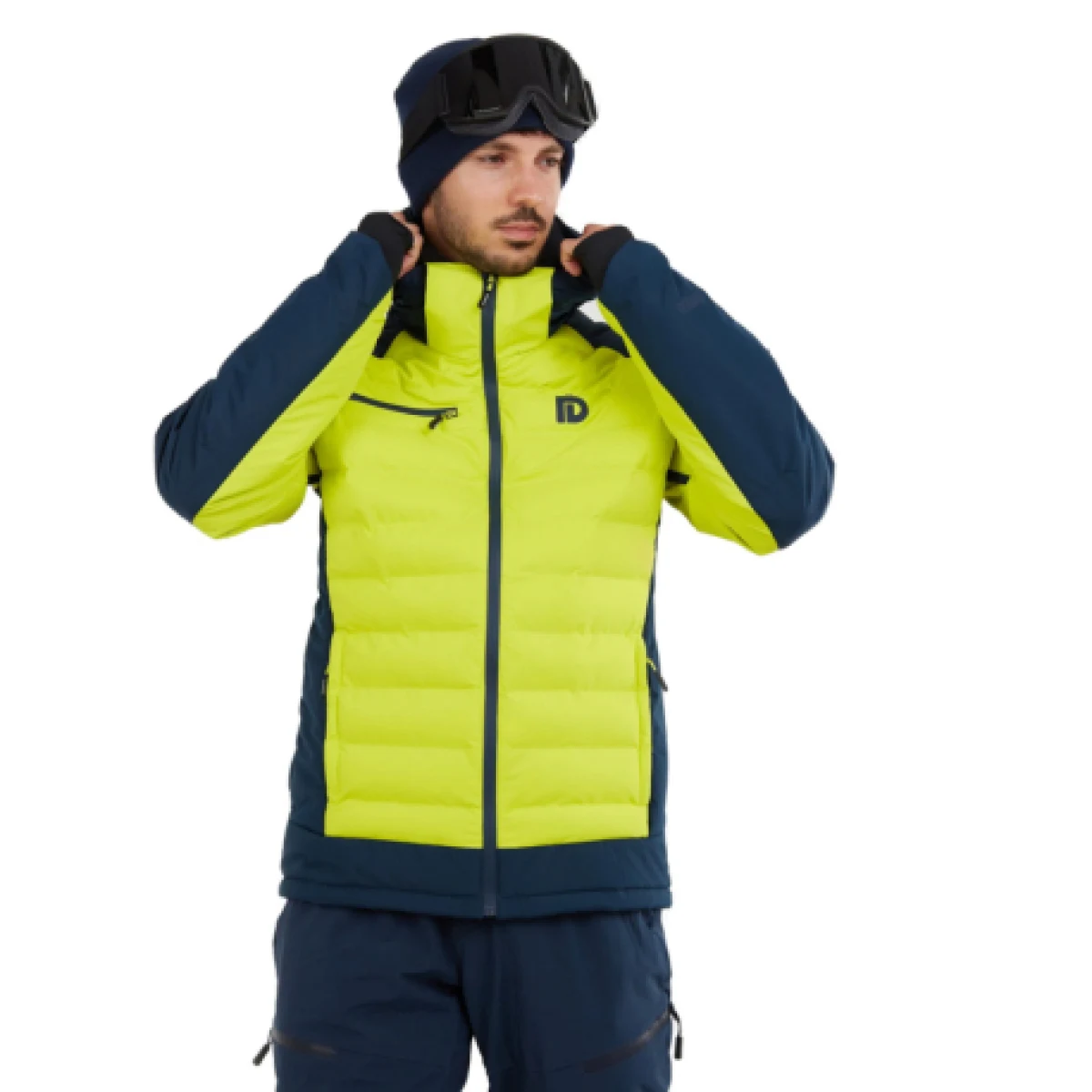 Pánska lyžiarska bunda FUNDANGO Orion Padded Jacket-480-navy · záber 1