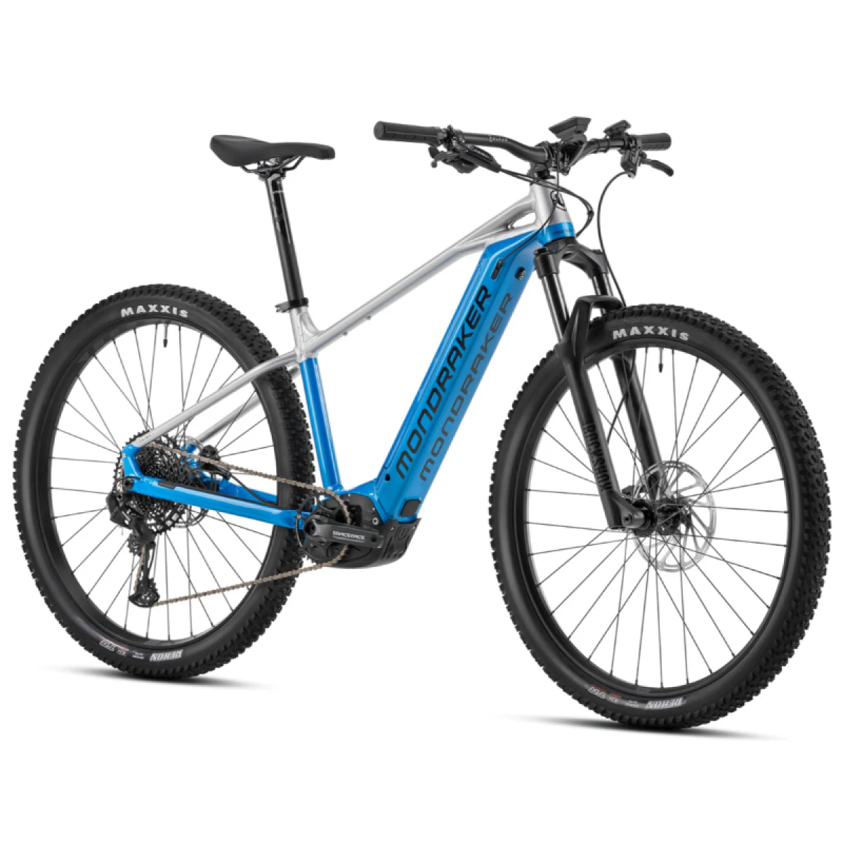 Horský elektrobicykel MONDRAKER Prime, marlin blue racing silver · záber 2