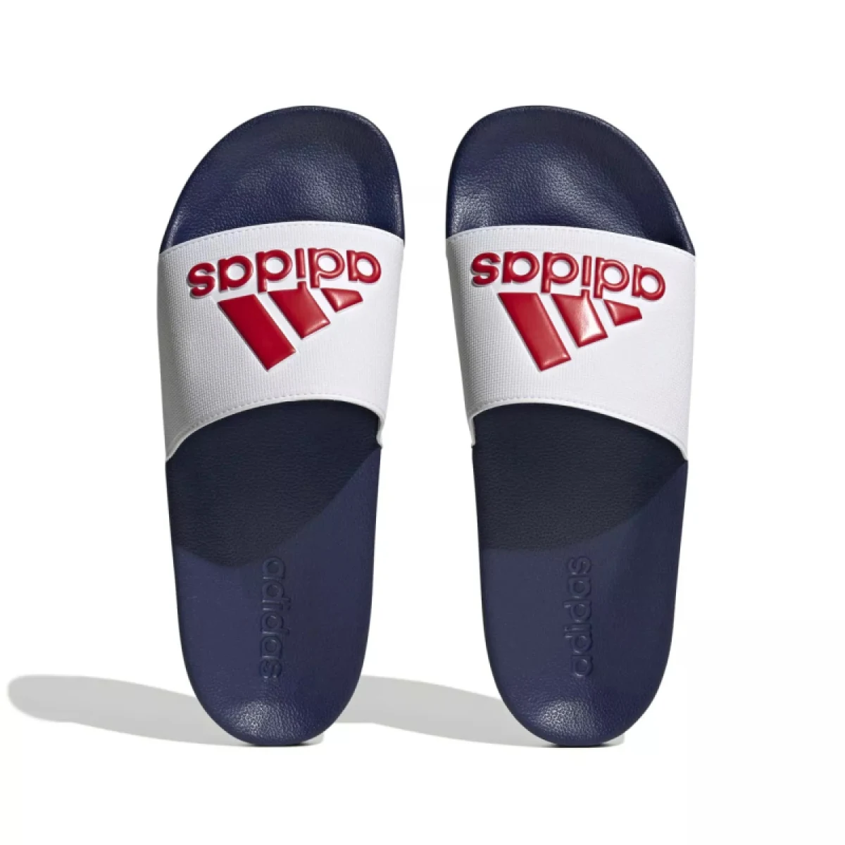 Pánske šlapky (plážová obuv) ADIDAS Adilette Shower M cloud white better scarlet victory blue · záber 4