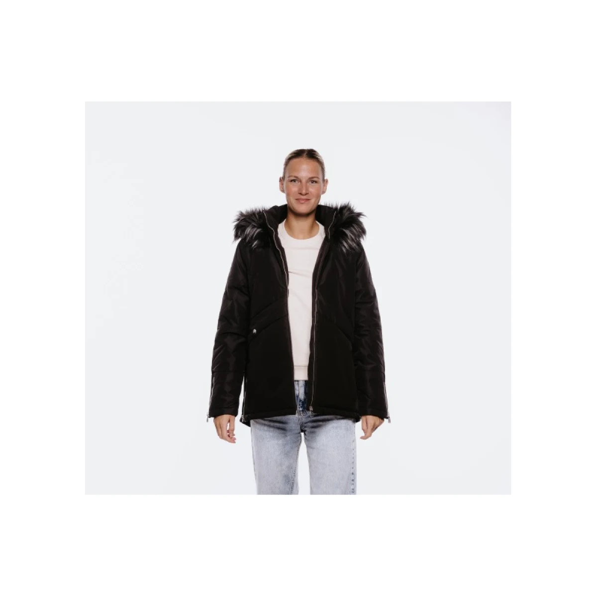 Dámska bunda AUTHORITY CJ-MOCCA W black · záber 5