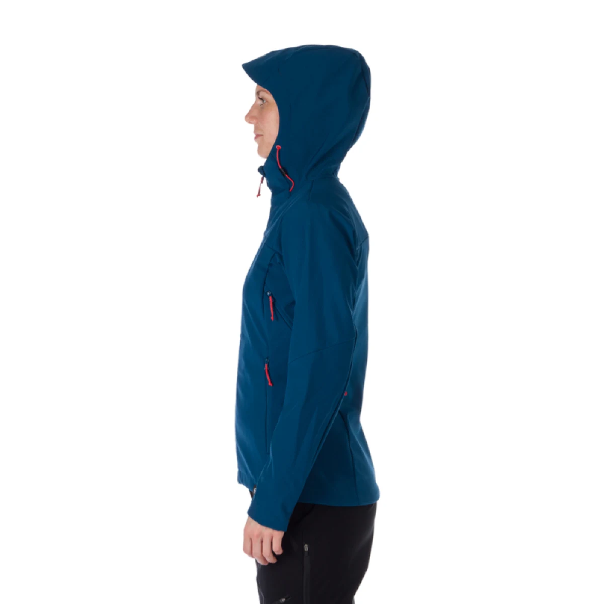 Dámska turistická softshellová bunda NORTHFINDER JANESSA-526-inkblue · záber 3