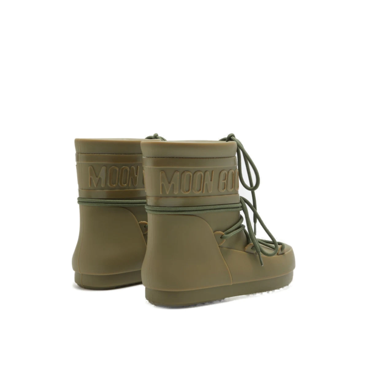 Dámske gumáky MOON BOOT RAIN BOOTS LOW, 007 khaki · záber 3