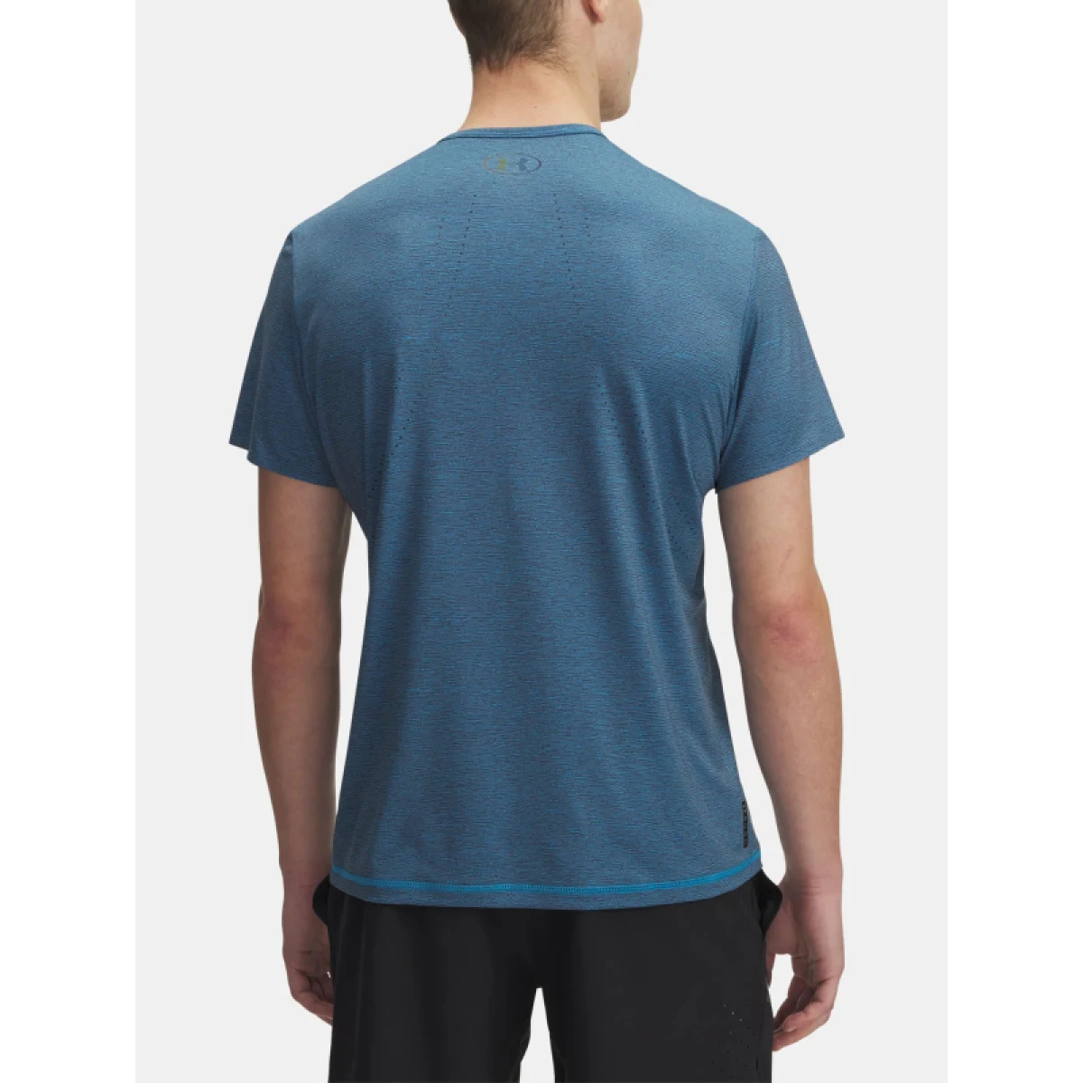 Pánske tréningové tričko s krátkym rukávom UNDER ARMOUR Vanish Elite Vent Prtd SS-BLU · záber 2