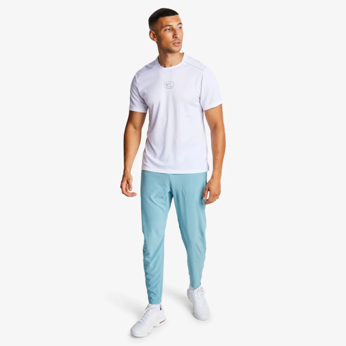 Pánske tréningové tričko s krátkym rukávom NIKE M NSW SW AIR RUN TEE-100 WHITE · záber 3