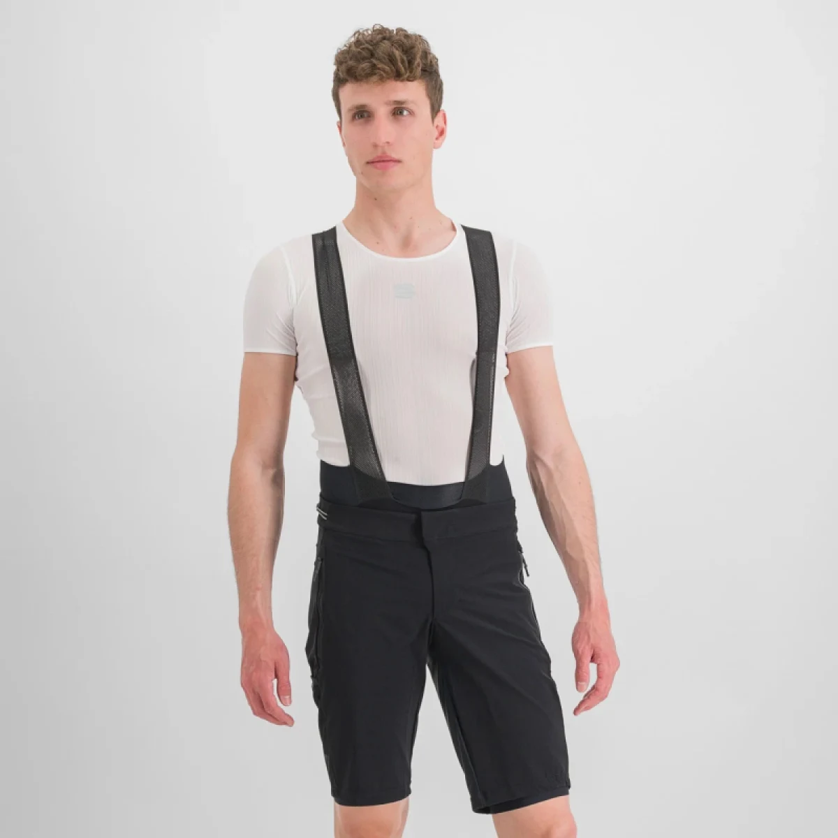 Pánske cyklistické nohavice SPORTFUL Supergiara overshort, black · záber 2