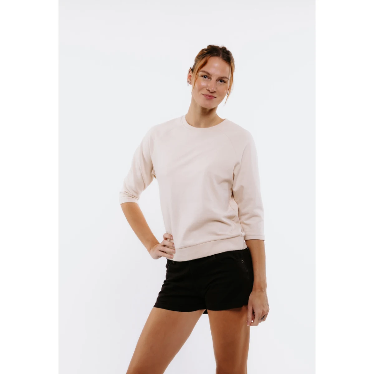 Dámska mikina AUTHORITY S-LINA W beige · záber 2