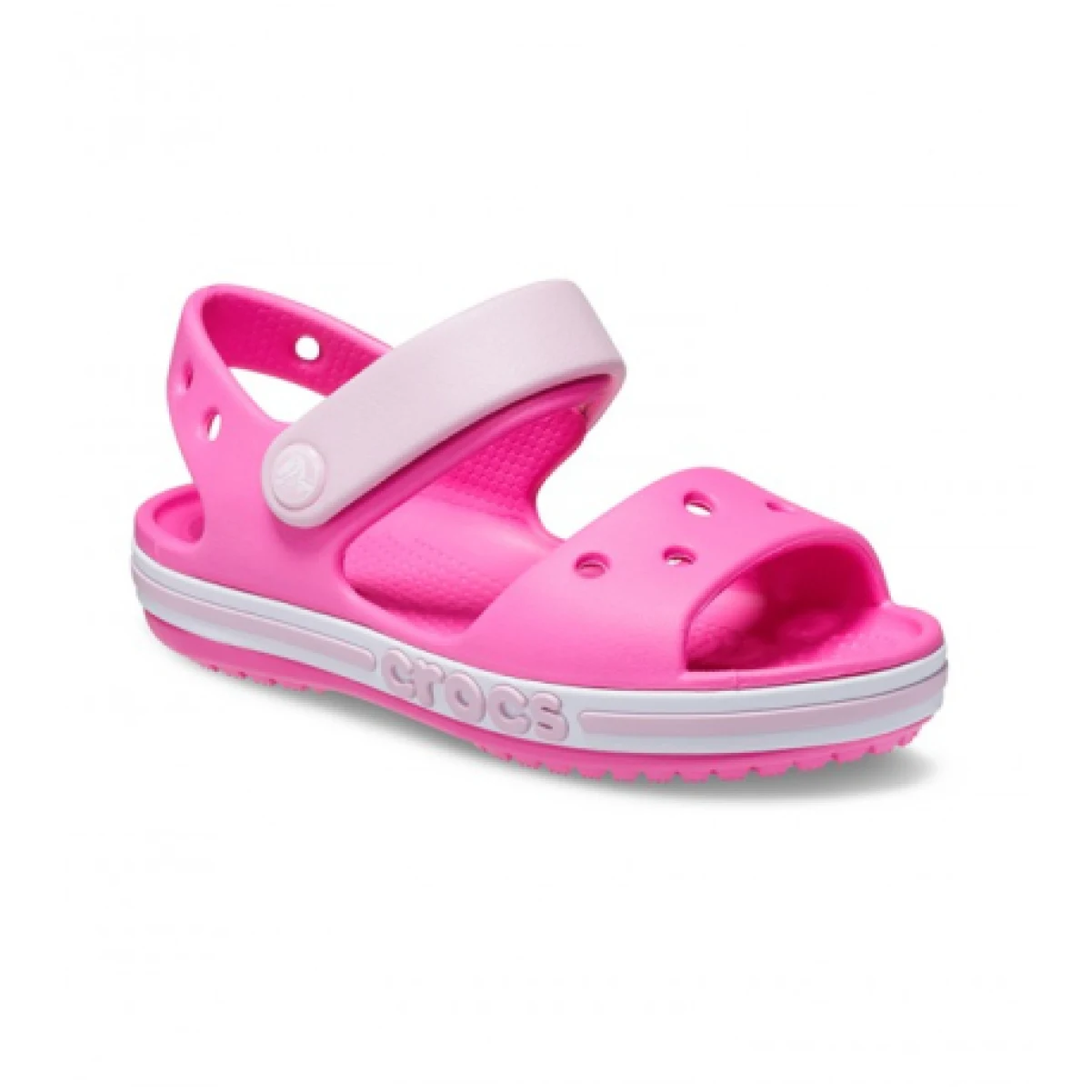 Dievčenské sandále CROCS Bayaband Sandal K electric pink · záber 1
