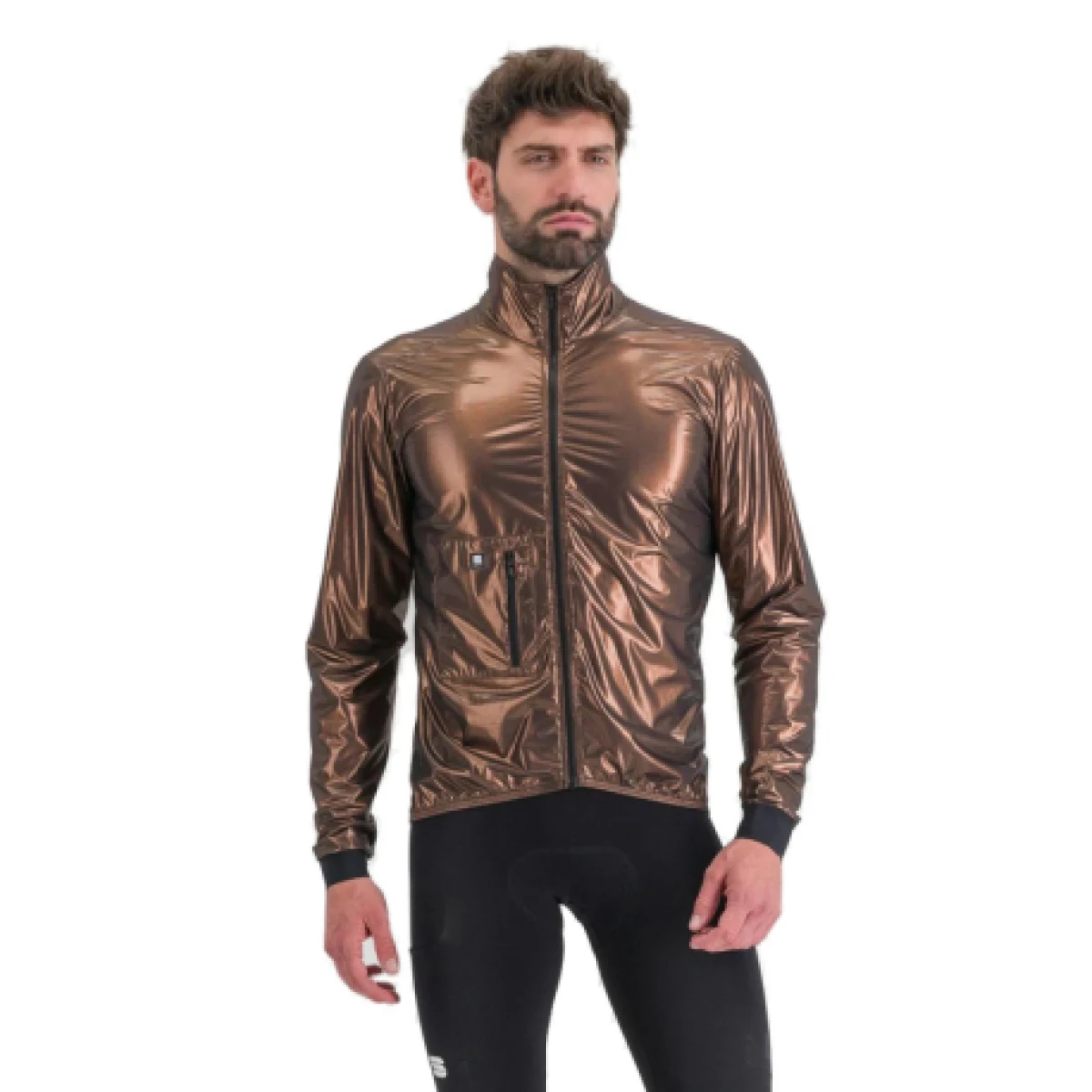 Pánska cyklistická bunda SPORTFUL Giara packable jacket, metal bronze · záber 1