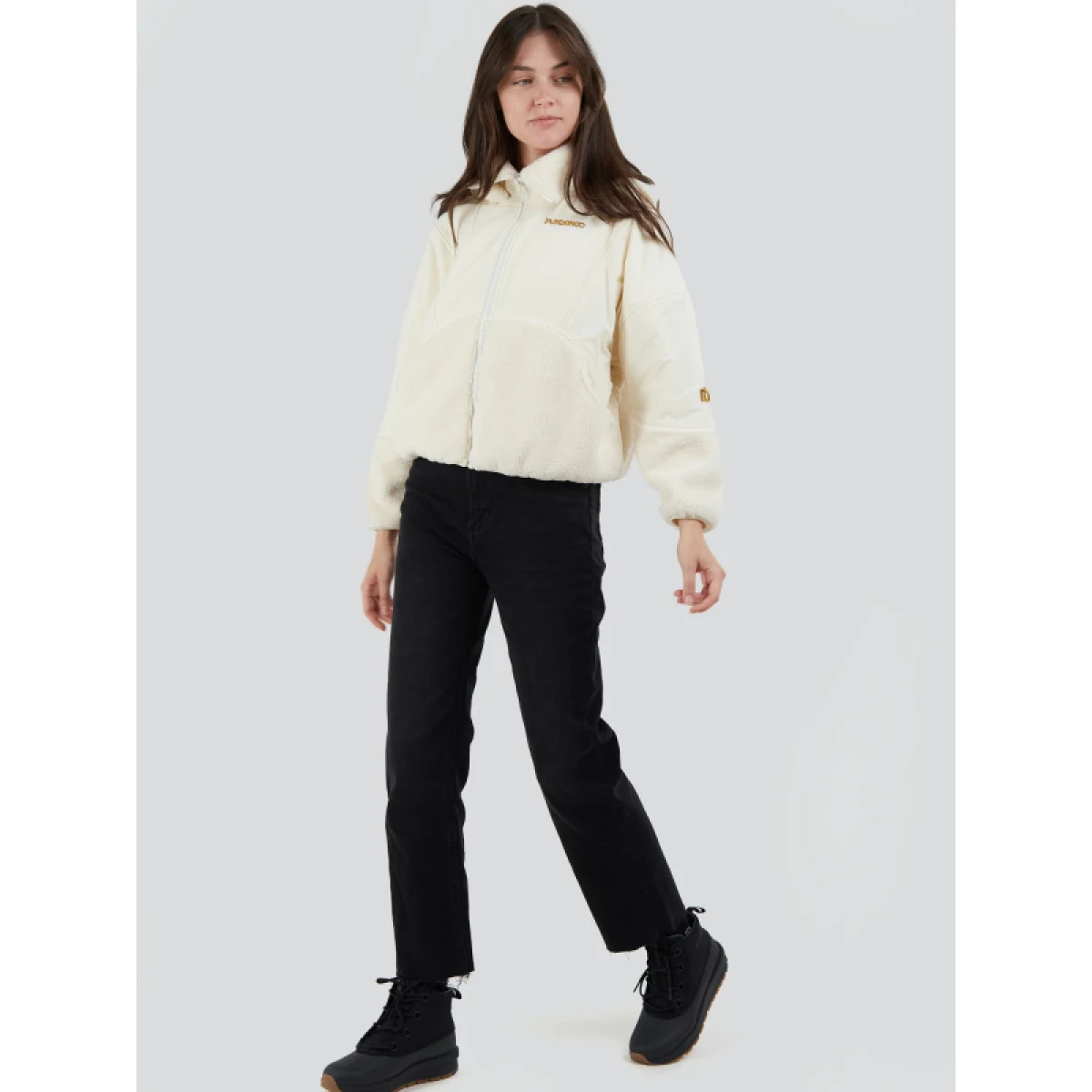 Dámska mikina so zipsom FUNDANGO Sansa Hybrid Jacket-150-butter · záber 4