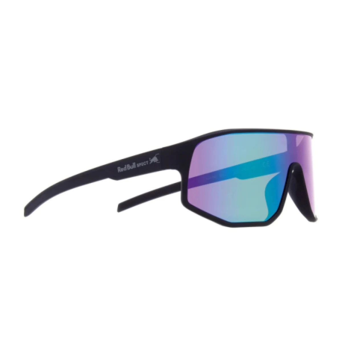 Slnečné okuliare RED BULL SPECT DASH-001, black brown with blue mirror, CAT3, 129-130 · záber 1