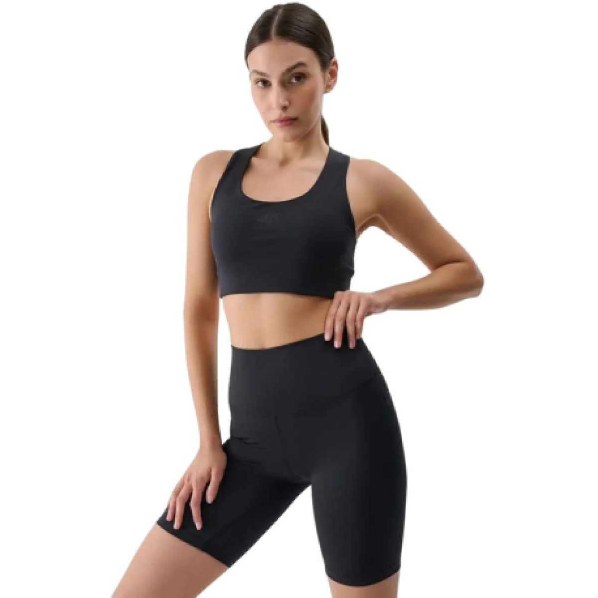 Dámske tréningové kraťasy 4F SHORT TIGHTS FNK F019-20S-DEEP BLACK · záber 1